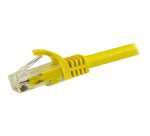 StarTech.com Cordon de raccordement UTP CAT6 (7,5 m) sans crochet - Câble patch RJ45 - Jaune