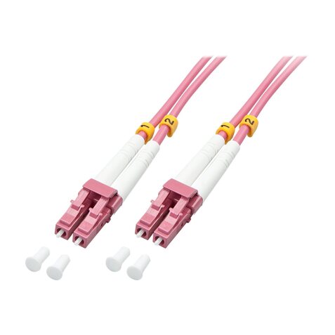 Lindy 46344 câble InfiniBand et à fibres optiques 10 m LC Rose