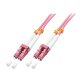 Lindy 46344 câble InfiniBand et à fibres optiques 10 m LC Rose