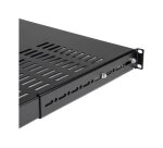 StarTech.com Étagère Réglable et Ventilée pour Montage en Rack de Serveur 1U - 150kg - Profondeur de Montage Réglable de 49,5 à 97,4cm Plateau Universel pour Rack d'Équipement AV/Réseau 19" - Profondeur 69,8cm