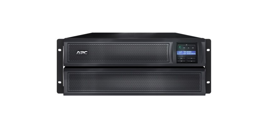 APC Smart-UPS X SMX2200HV - 2200VA, 8x C13 + 2x C19 sortie, USB, runtime extensible, profondeur limitée