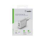 Belkin WCB002VFWH chargeur d'appareils mobiles Smartphone, Tablette Blanc Secteur Intérieure