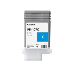 Canon inktcartridge PFI-107, 130 ml, OEM 6706B001, cyaan