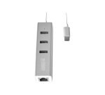 Urban Factory TCM02UF station d'accueil USB 3.2 Gen 1 (3.1 Gen 1) Type-C Argent