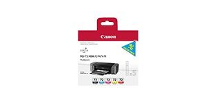 Canon PGI-72 MBK/C/M/Y/R Multipack - 5-pack - yellow, cyan, magenta, red, matte black - original - ink tank