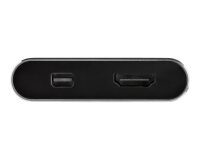 StarTech.com Adaptateur multiport USB-C vers mini DisplayPort ou HDMI - 4K 60 Hz - Convertisseur 2-en-1