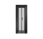 APC Baie EasyRack 800mm/42U/1000mm avec toit, sans panneau latéral, roulettes, noir