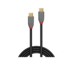 Lindy Câble USB 3.2 type C vers C, 20Gbit/s, 100W, PD, Anthra Line, 1m