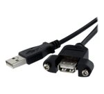 StarTech.com Câble USB Montage sur Panneau A Femelle vers A Mâle - 91 cm
