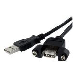 StarTech.com Câble USB Montage sur Panneau A Femelle vers A Mâle - 91 cm