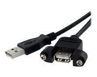 StarTech.com Câble USB Montage sur Panneau A Femelle vers A Mâle - 91 cm