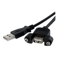 StarTech.com Câble USB Montage sur Panneau A Femelle vers A Mâle - 91 cm