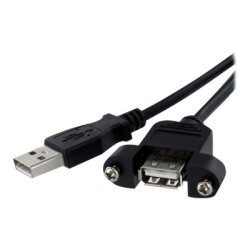StarTech.com Câble USB Montage sur Panneau A Femelle vers A Mâle - 91 cm