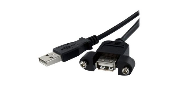 StarTech.com Câble USB Montage sur Panneau A Femelle vers A Mâle - 91 cm
