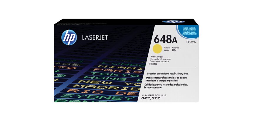 HP 648A - Gelb - original - LaserJet - Tonerpatrone (CE262A)