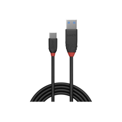 Lindy 36917 câble USB USB 3.2 Gen 1 (3.1 Gen 1) 1,5 m USB A USB C Noir