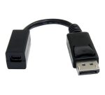 StarTech.com Câble DisplayPort vers Mini DisplayPort 15 cm - Vidéo UHD 4K x 2K - Câble Adaptateur DP Mâle vers Mini DisplayPort Femelle - Câble de Rallonge pour Ordinateur DP vers Moniteur mDP 1.2