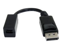 StarTech.com Câble DisplayPort vers Mini DisplayPort 15 cm - Vidéo UHD 4K x 2K - Câble Adaptateur DP Mâle vers Mini DisplayPort Femelle - Câble de Rallonge pour Ordinateur DP vers Moniteur mDP 1.2