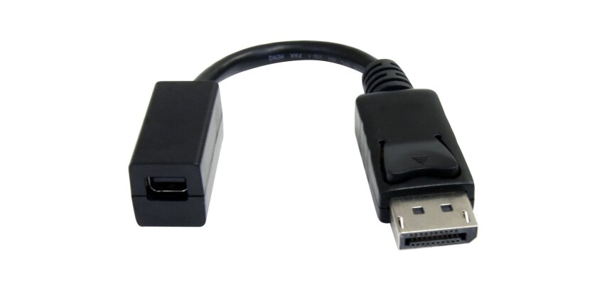 StarTech.com Câble DisplayPort vers Mini DisplayPort 15 cm - Vidéo UHD 4K x 2K - Câble Adaptateur DP Mâle vers Mini DisplayPort Femelle - Câble de Rallonge pour Ordinateur DP vers Moniteur mDP 1.2