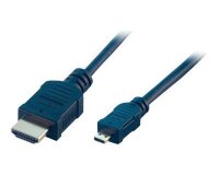 MCL MC386-2M câble HDMI HDMI Type A (Standard) HDMI Type D (Micro) Noir