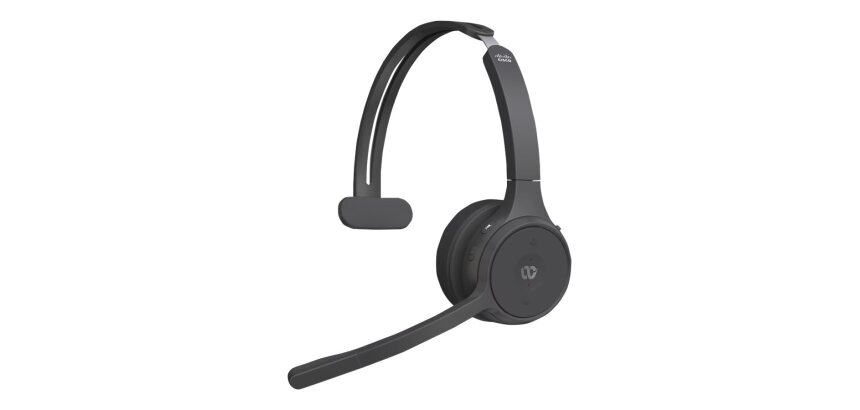 Cisco HS-WL-721-BUNA-C casque Sans fil Arceau Bureau/Centre d'appels Bluetooth Noir