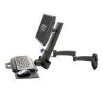 Ergotron 200 Series Combo Arm 61 cm (24") Mur Noir