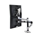 Ergotron LX Series Dual Stacking Arm 61 cm (24") Bureau Argent