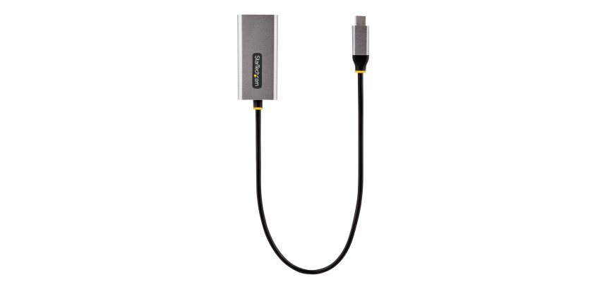 StarTech.com Adaptateur USB-C vers Ethernet, Adaptateur Réseau USB 3.0 vers Gigabit Ethernet - 10/100/1000 Mbps, Adaptateur Ethernet USB-C vers RJ45 (GbE), Câble de Connexion de 30,4cm, Installation Sans Pilote