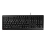 CHERRY STREAM clavier Bureau USB QWERTZ Allemand Noir