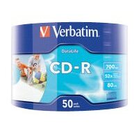 Verbatim 50x CD-R 700 Mo 52x 50 pièce(s)