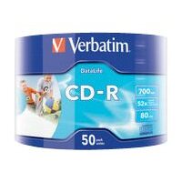 Verbatim 50x CD-R 700 Mo 52x 50 pièce(s)