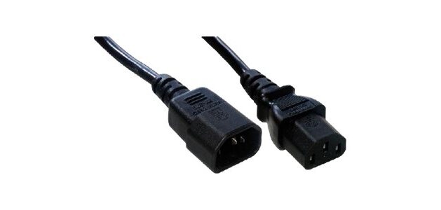 MCL MC902-1M câble électrique Noir Coupleur C14 Coupleur C13