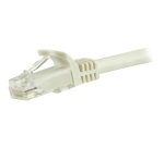 StarTech.com Cordon de raccordement UTP CAT6 (7,5 m) sans crochet - Câble patch RJ45 - Blanc