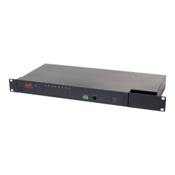 APC KVM0108A commutateur écran, clavier et souris Grille de montage Noir