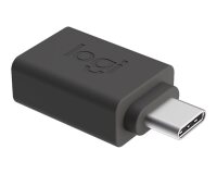 Logitech 956-000005 changeur de genre de câble USB C USB A Graphite