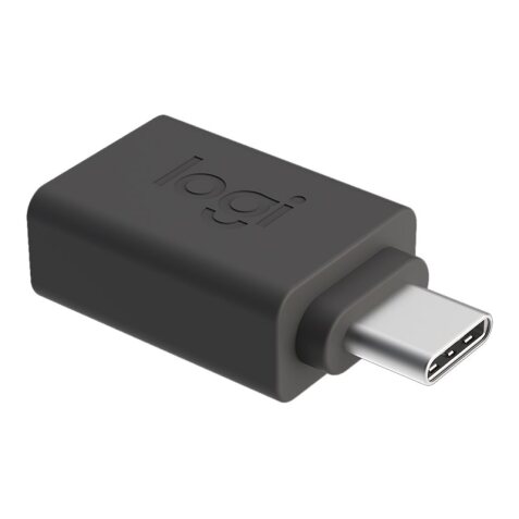Logitech 956-000005 changeur de genre de câble USB C USB A Graphite