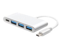 DLH Hub USB-C 4 ports : 3 x USB-A et 1 x USB-C PD
