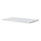 Apple Magic clavier Universel USB + Bluetooth Anglais Aluminium, Blanc