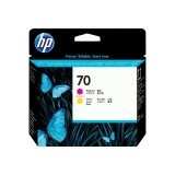 HP 70 - yellow, magenta - printhead