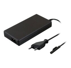 DLH Alimentation secteur 65W pour Microsoft Surface Pro 4 / Surface Pro 5 / Surface Pro 6 / Surface Pro 7 / Surface Pro 2017 / Surface Pro x / Surface Go / Surface Go 2 / Surface laptop / Surface laptop 2 / Surface laptop 3