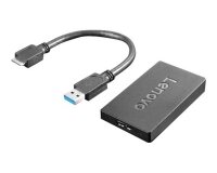 Lenovo 4X90J31021 adaptateur graphique USB 3840 x 2160 pixels Noir