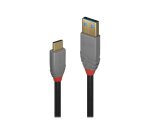 Lindy Câble USB 3.2 Type A vers C de 1.5m, 10Gbit/s, gamme Anthra