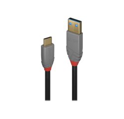 Lindy Câble USB 3.2 Type A vers C de 1.5m, 10Gbit/s, gamme Anthra