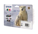 Epson Polar bear Encre Claria Premium multipack 4 couleurs Ours Polaire 26XL