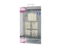 DLH DY-WU1307 adaptateur prise d'alimentation Universel Blanc