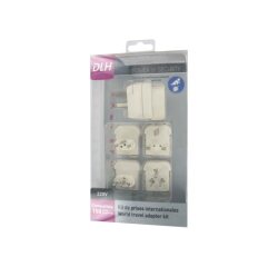 DLH DY-WU1307 adaptateur prise d'alimentation Universel Blanc