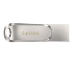 SanDisk Ultra Dual Drive Luxe lecteur USB flash 64 Go USB Type-A / USB Type-C 3.2 Gen 1 (3.1 Gen 1) Acier inoxydable