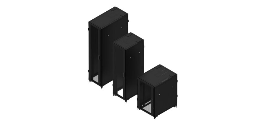 Eaton RAA24610PSB13U étagère 24U Rack autonome Noir