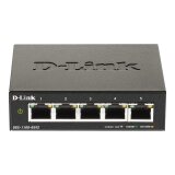 D-Link DGS-1100-05V2/E commutateur réseau Géré L2 Gigabit Ethernet (10/100/1000) Noir