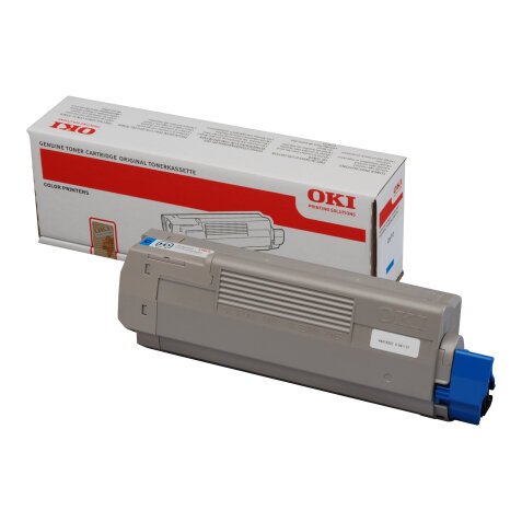 44315307 OKI C610 Toner Cyan  6000pag.